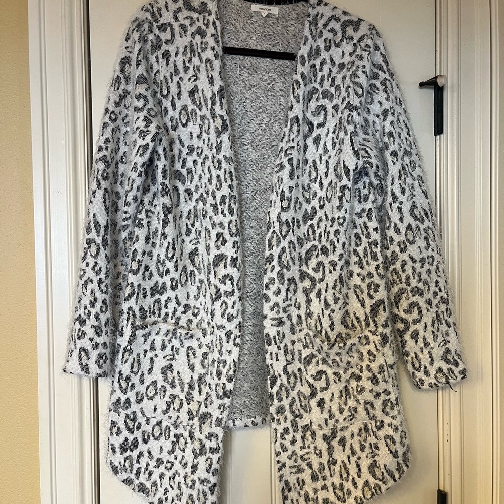 Leopard print sweater